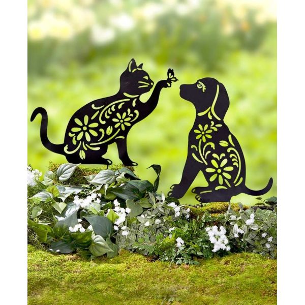 Садовый декор Кот и Собака